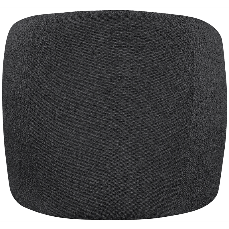 Meridian Furniture Acadia Black Boucle Fabric Accent Chair