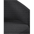 Meridian Furniture Acadia Black Boucle Fabric Accent Chair