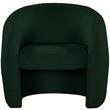 Meridian Furniture Acadia Green Boucle Fabric Accent Chair