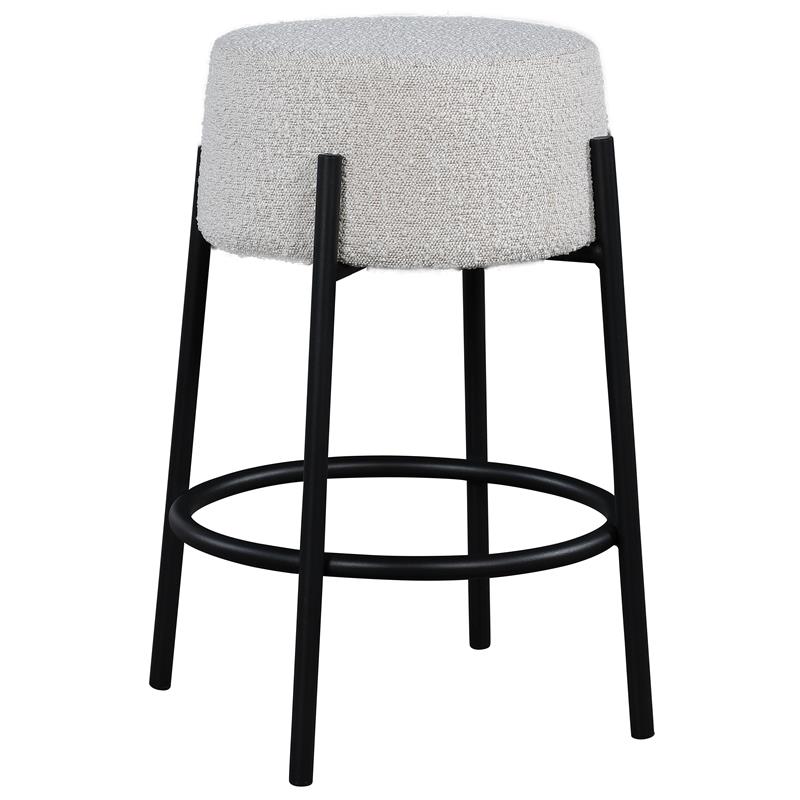 Meridian Furniture Avalon Boucle Fabric Counter Stool Meridian Furniture Avalon Boucle Fabric Counter Stool