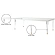 Meridian Furniture Bethany White Dining Table