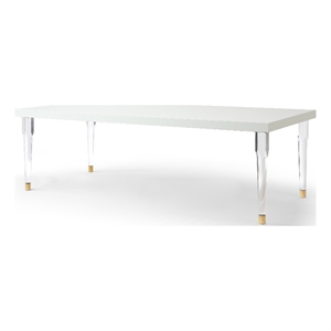 Meridian Furniture Bethany White Dining Table