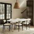 Meridian Furniture Bethany White Dining Table