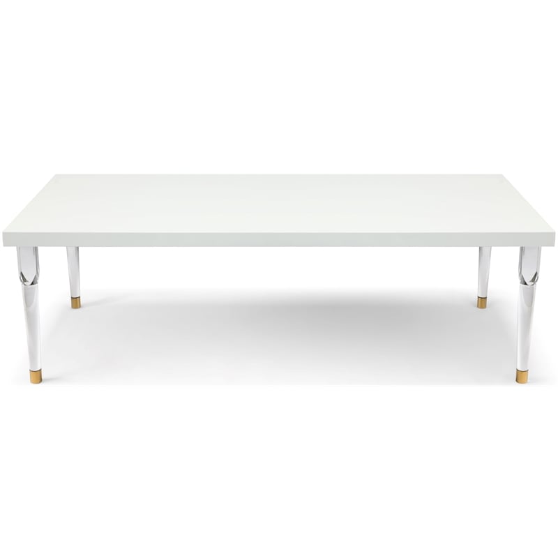 Meridian Furniture Bethany White Dining Table