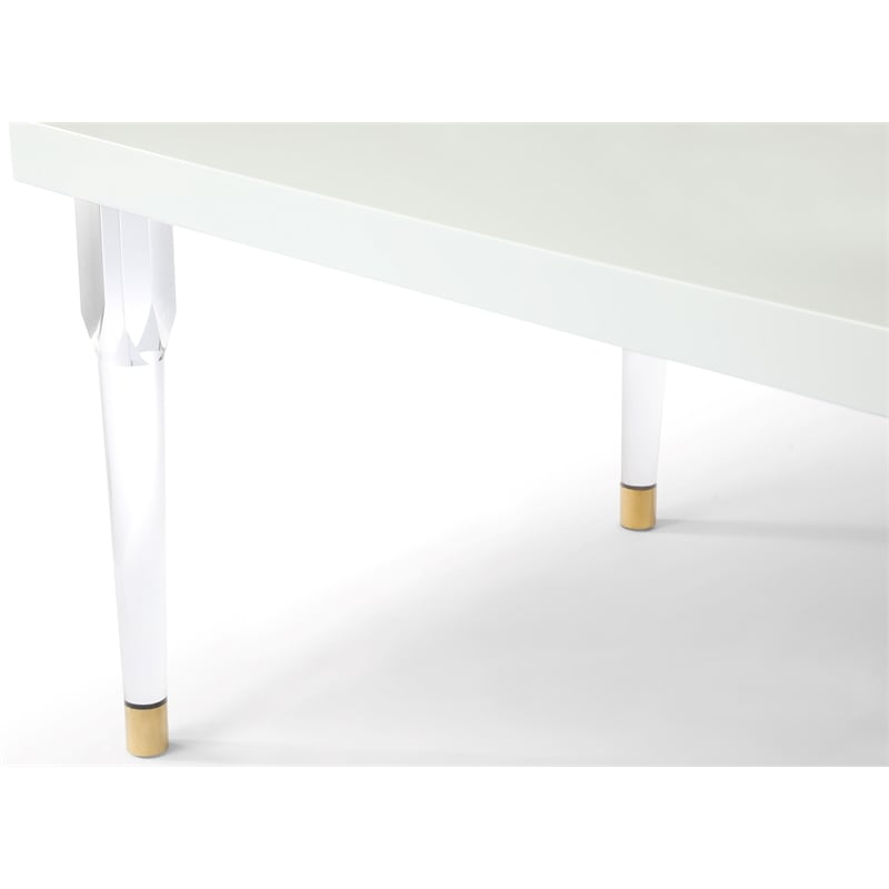 Meridian Furniture Bethany White Dining Table