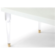 Meridian Furniture Bethany White Dining Table