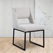 Meridian Furniture Jayce Cream Boucle Fabric Dining Chair