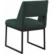 Meridian Furniture Jayce Green Boucle Fabric Dining Chair