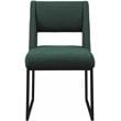 Meridian Furniture Jayce Green Boucle Fabric Dining Chair