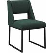 Meridian Furniture Jayce Green Boucle Fabric Dining Chair