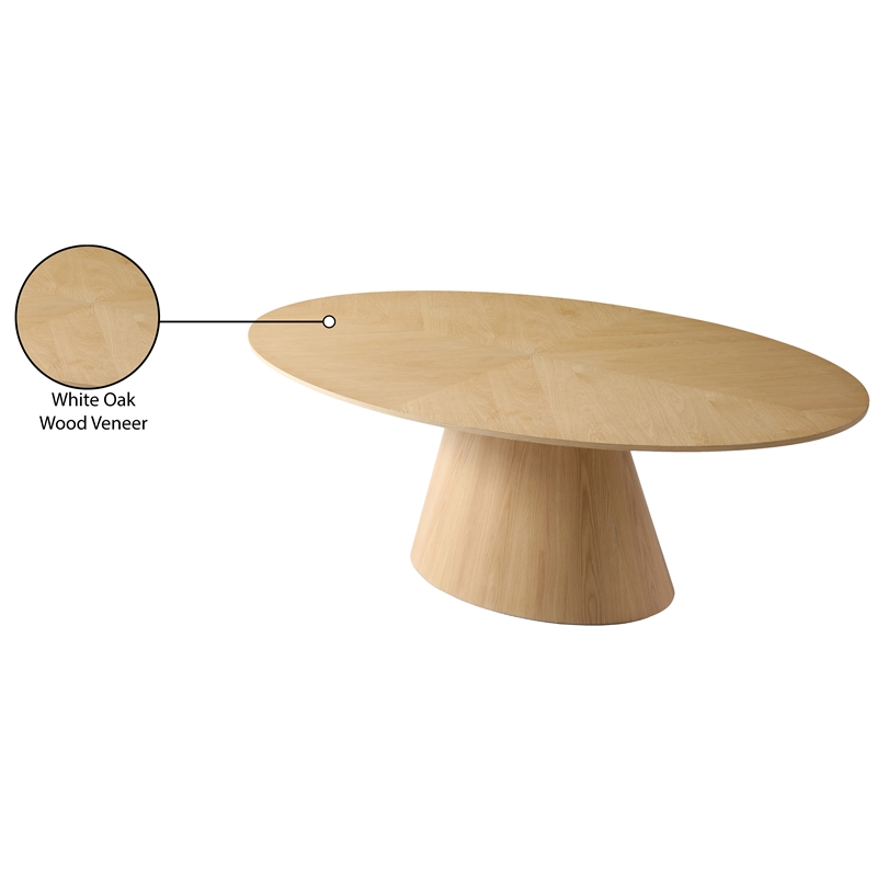 Meridian Furniture Gavin Natural Oak Dining Table