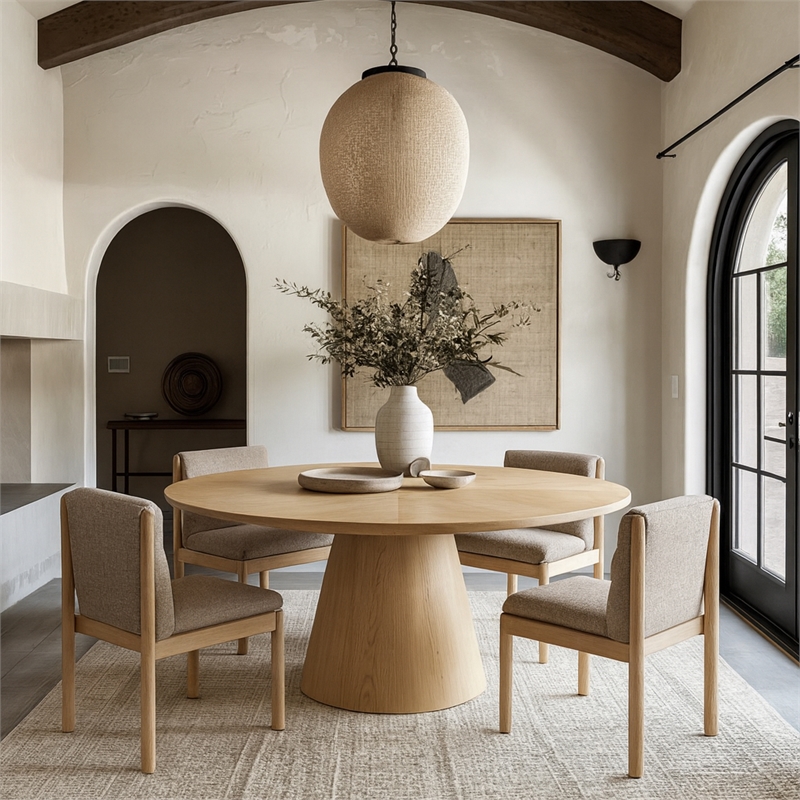 Meridian Furniture Gavin Natural Oak Dining Table