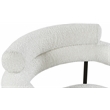 Meridian Furniture Blake Cream Boucle Fabric Dining Chair Set of 2