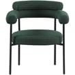 Meridian Furniture Blake Green Boucle Fabric Dining Chair Set of 2