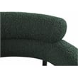 Meridian Furniture Blake Green Boucle Fabric Dining Chair Set of 2