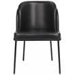 Meridian Furniture Jagger Black Vegan Leather Dining Chair (Set of 2)
