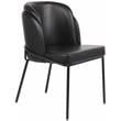 Meridian Furniture Jagger Black Vegan Leather Dining Chair (Set of 2)