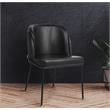 Meridian Furniture Jagger Black Vegan Leather Dining Chair (Set of 2)