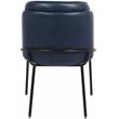 Meridian Furniture Jagger Navy Vegan Leather Dining Chair (Set of 2)