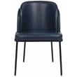 Meridian Furniture Jagger Navy Vegan Leather Dining Chair (Set of 2)