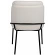 Meridian Furniture Jagger White Vegan Leather Dining Chair (Set of 2)