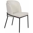 Meridian Furniture Jagger White Vegan Leather Dining Chair (Set of 2)