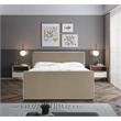 Meridian Furniture Dillard Beige Velvet King Bed