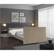 Meridian Furniture Dillard Beige Velvet King Bed