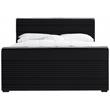Meridian Furniture Dillard Black Velvet Full Bed