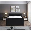 Meridian Furniture Dillard Black Velvet Queen Bed