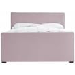 Meridian Furniture Dillard Pink Velvet Full Bed