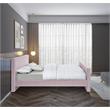 Meridian Furniture Dillard Pink Velvet King Bed