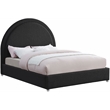 Meridian Furniture Milo Black Fabric Full Bed