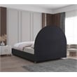 Meridian Furniture Milo Black Fabric King Bed
