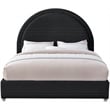 Meridian Furniture Milo Black Fabric King Bed