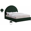 Meridian Furniture Milo Green Fabric Queen Bed