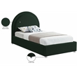 Meridian Furniture Milo Green Fabric Twin Bed