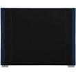 Meridian Furniture Royce Navy Linen Textured Fabric Full Bed