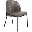 Meridian Furniture Jagger Grey Vegan Leather Dining Chair (Set of 2)