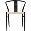 Meridian Furniture Beck Beige Hand Woven Rope Dining Chair