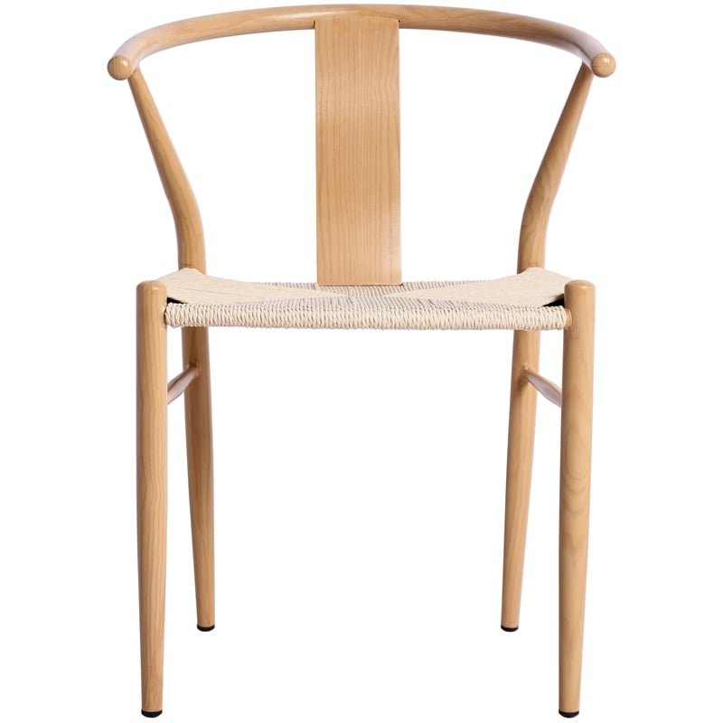Meridian Furniture Beck Beige Hand Woven Rope Dining Chair