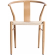 Meridian Furniture Beck Beige Hand Woven Rope Dining Chair