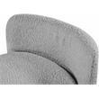 Meridian Furniture Peyton Grey Boucle Fabric Bench