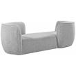 Meridian Furniture Hilton Grey Fabric Chaise