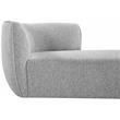 Meridian Furniture Hilton Grey Fabric Chaise