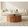 Meridian Furniture Stonewood Acacia Wood Coffee Table