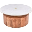 Meridian Furniture Stonewood Acacia Wood Coffee Table