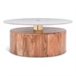 Meridian Furniture Stonewood Acacia Wood Coffee Table