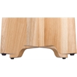 Meridian Furniture Jasper Cream Boucle Fabric Stool