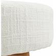Meridian Furniture Jasper Cream Boucle Fabric Stool